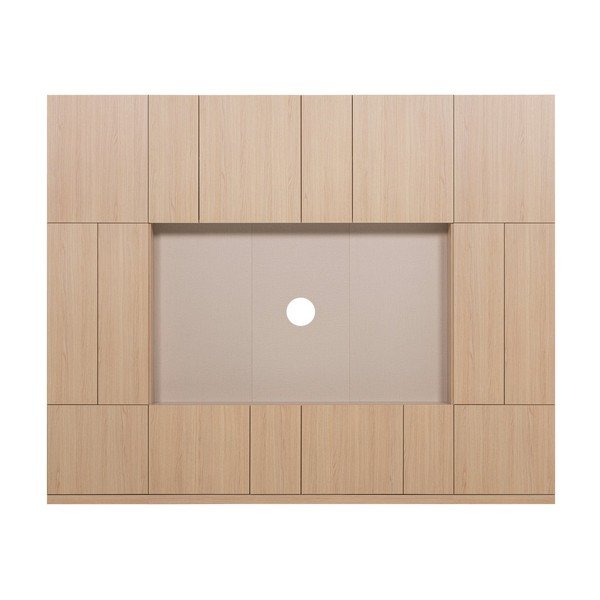 Modularni TV set u prirodnoj boji 268x215 cm Build – WOOOD-image-2