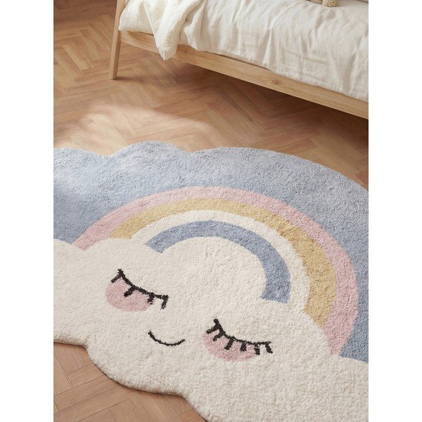 Krem periv/ručno rađen pamučan dječji tepih 140x200 cm Snuggle Nappi – Hanse Home-image-2
