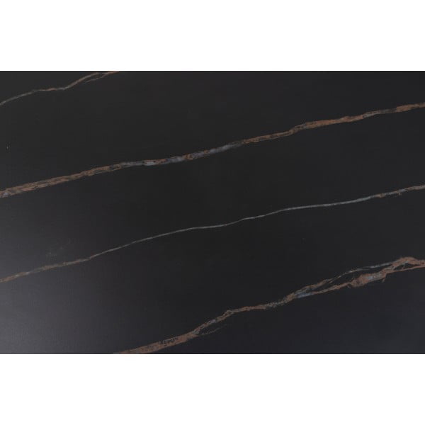 Crni stol s keramičkom pločom Actona Wicklow, 80 x 140 cm-image-1