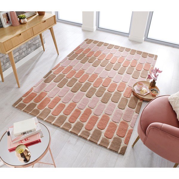 Narančasti vuneni tepih Flair Rugs Fossil, 160 x 230 cm-image-4