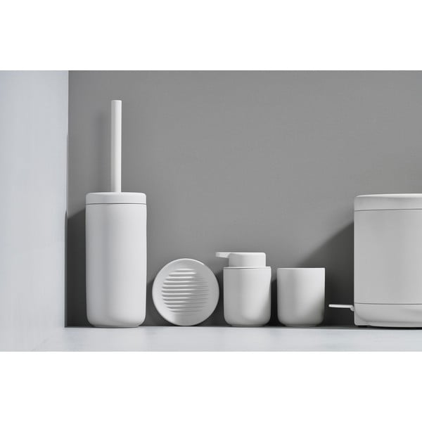 Svjetlosiva kupaonska posuda za sapun od kamenine Zone Soft Grey-image-4