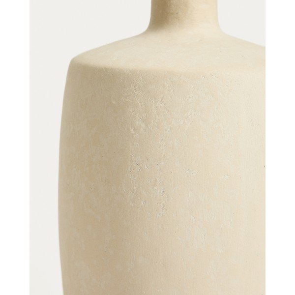 Krem vaza od papier-mâché (visina 26 cm) Mireni – Kave Home-image-2