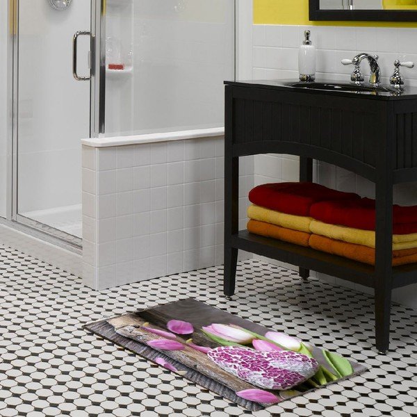 Otirač od vinila Purple Love, 52 x 75 cm-image-1