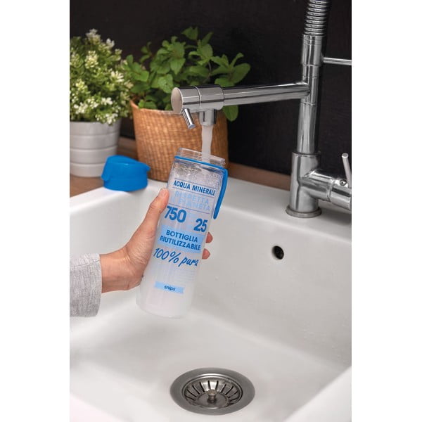 Plavo-bijela boca za vodu Snips, 0,75 l-image-1