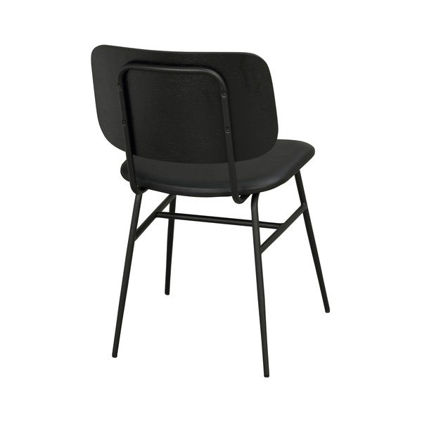 Crna stolica s crnim sjedalom Rowico Brent-image-3