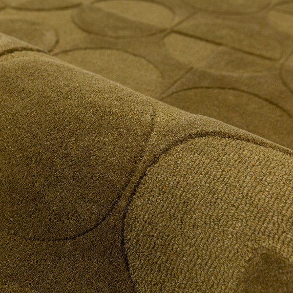 Tamno zelena ručno rađena vunena staza 60x230 cm Gigi – Flair Rugs-image-4