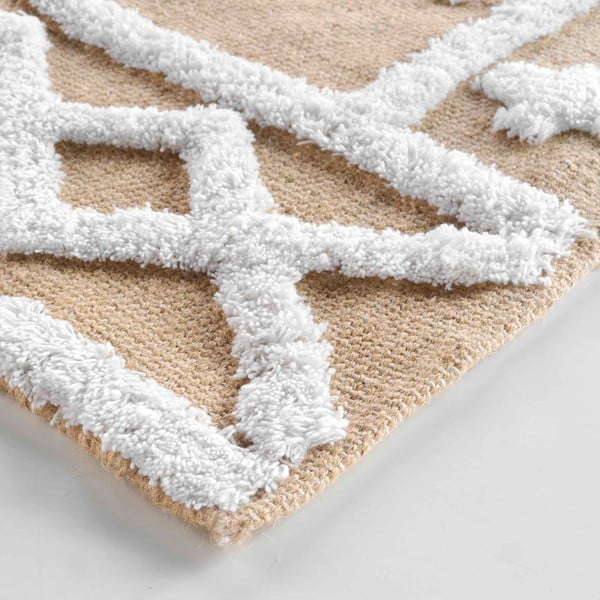 Bež tepih od mješavine jute 120x170 cm Medine – douceur d'intérieur-image-3