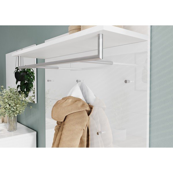 Bijela ploča za vješanje garderobe Genova – Germania-image-1