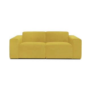 Žuta baršunasta modularna sofa Scandic Sting