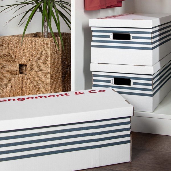 Set od 3 kutije za pohranu Compactor Marinieres-image-1