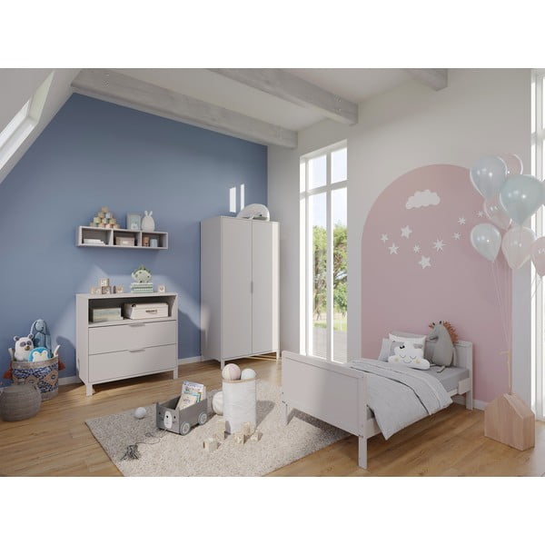 Krem dječja komoda s promjenjivim stolom 89x102x77 cm Alkmaar – Germania-image-1