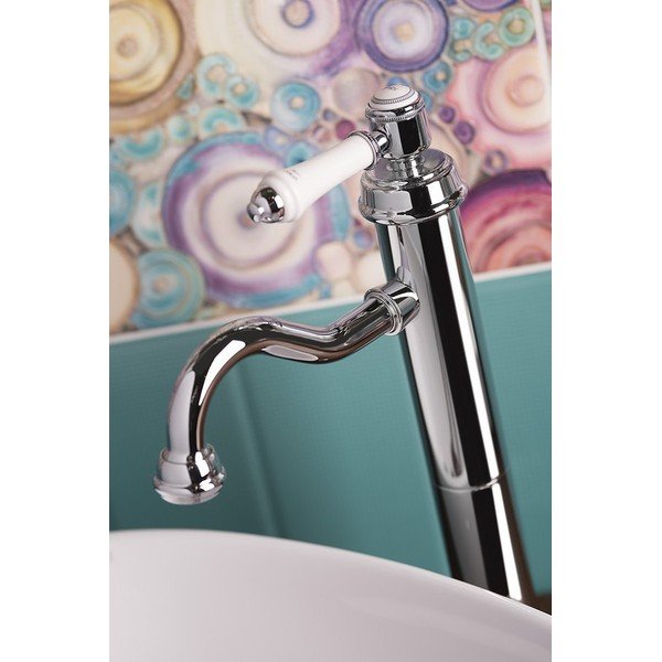 Stojeća slavina za umivaonik u sjajno srebrnoj boji Vienna – Sapho-image-3