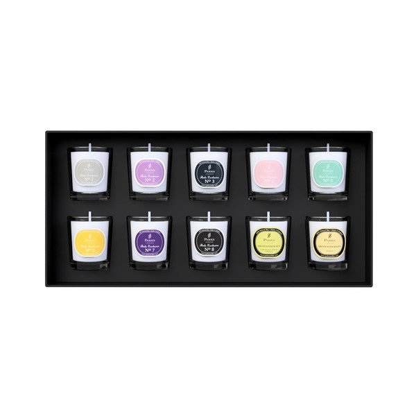 Komplet od 10 komada svijeća Parks Candles London Exclusive, 8 sati gorenja-image-1