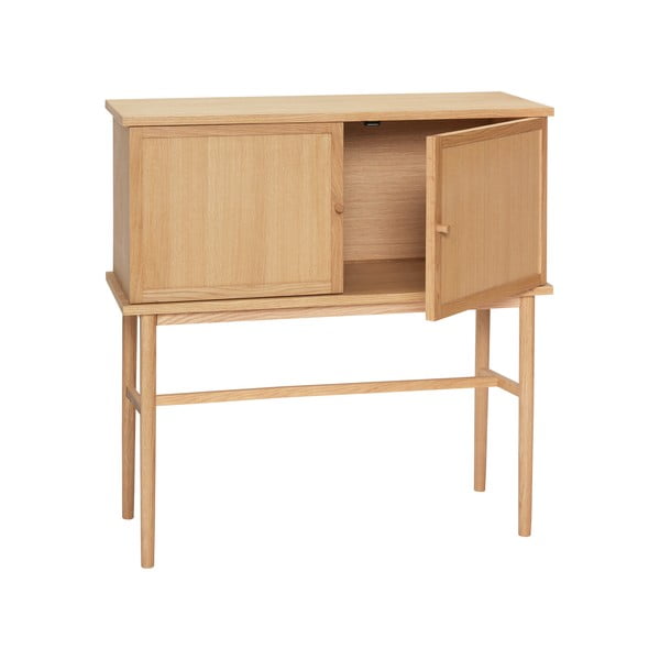 Ormarić u dekoru hrasta u prirodnoj boji 90x90 cm Dash – Hübsch-image-3