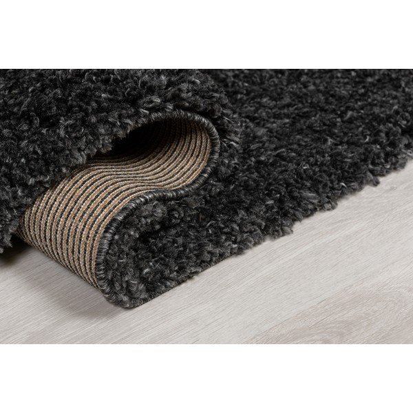 Crni tepih Flair Rugs Sparks, ⌀ 133 cm-image-2