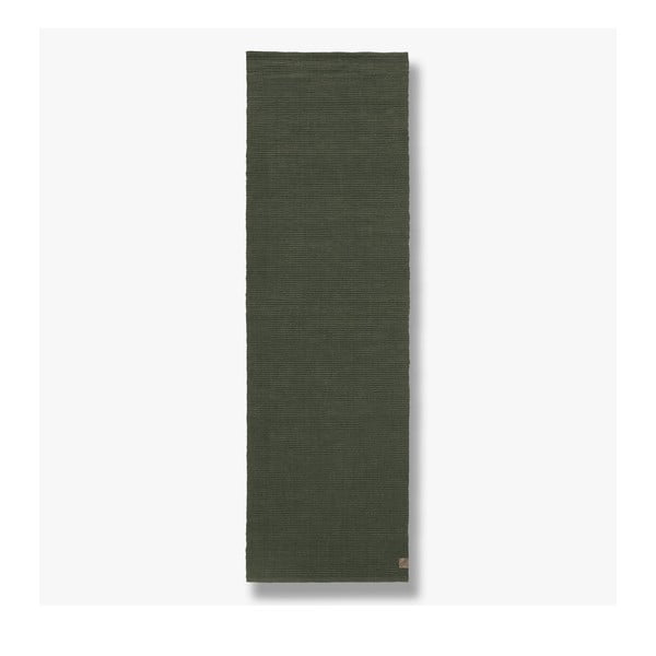 Tamno zeleni tepih od jute 140x200 cm Ribbon - Mette Ditmer Denmark