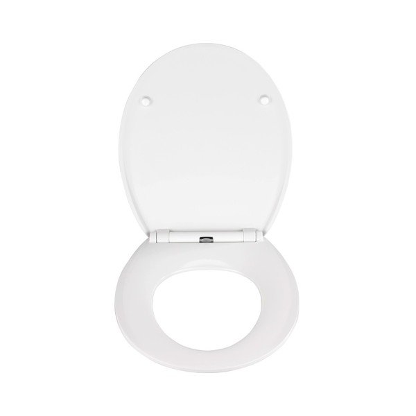 Bijela WC daska s lako zatvaranjem Wenko Mora, 44,5 x 37 cm-image-2