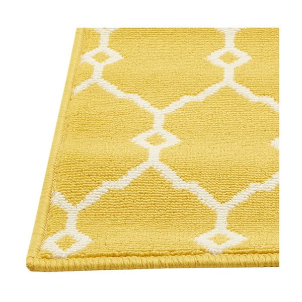 Žuti vanjski tepih Floorita Trellis, 133 x 190 cm-image-1