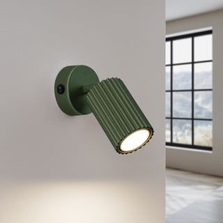 Zelena zidna lampa Gleam – Nice Lamps