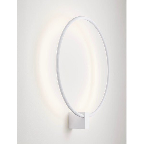 Mat bijela LED zidna lampa aluminijska s mogućnosti zatamnjivanja Cercio – Nova Luce-image-2