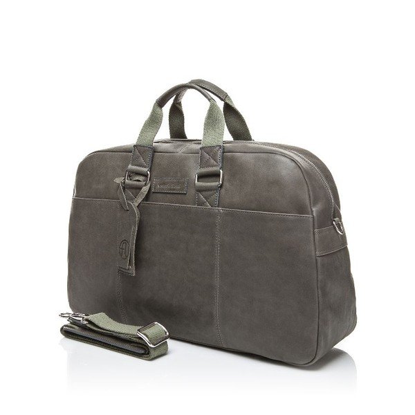 Muška kožna torba Ferruccio Laconi 100 Dark Green-image-1