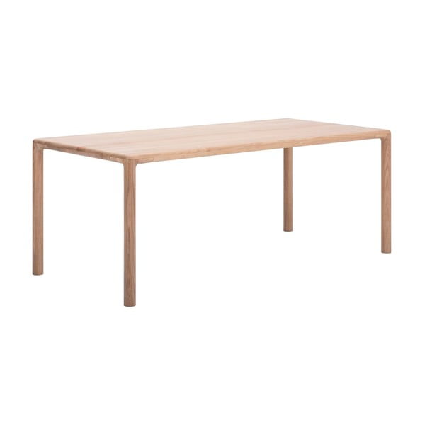 Blagovaonski stol od punog hrasta 90x200 cm Derven – Gazzda