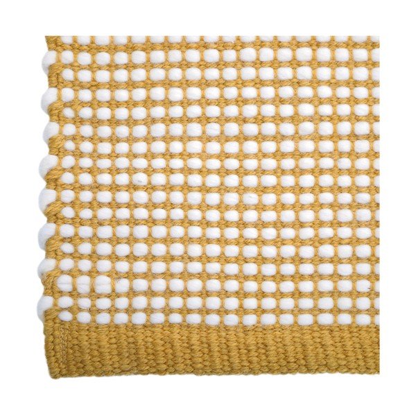 Žuti tepih s udjelom vune 170x110 cm Bergen - Nattiot-image-3