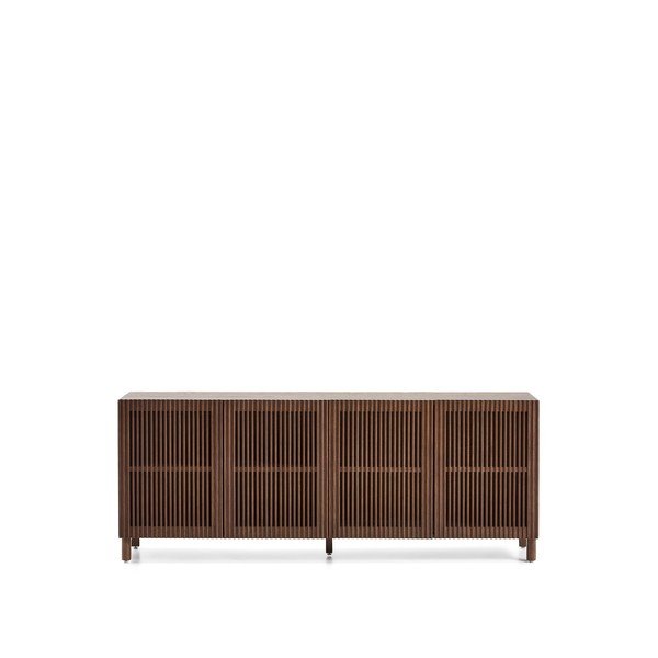 Tamno smeđa komoda u dekoru oraha 181x71,5x42,5 cm Beyla – Kave Home-image-2