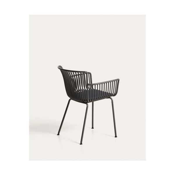 Tamno siva vrtna stolica Surpika – Kave Home-image-3