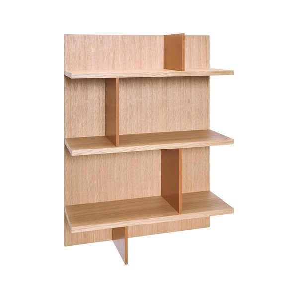 Polica s više razina u dekoru hrasta u prirodnoj boji 60 cm Stand – Hübsch-image-3