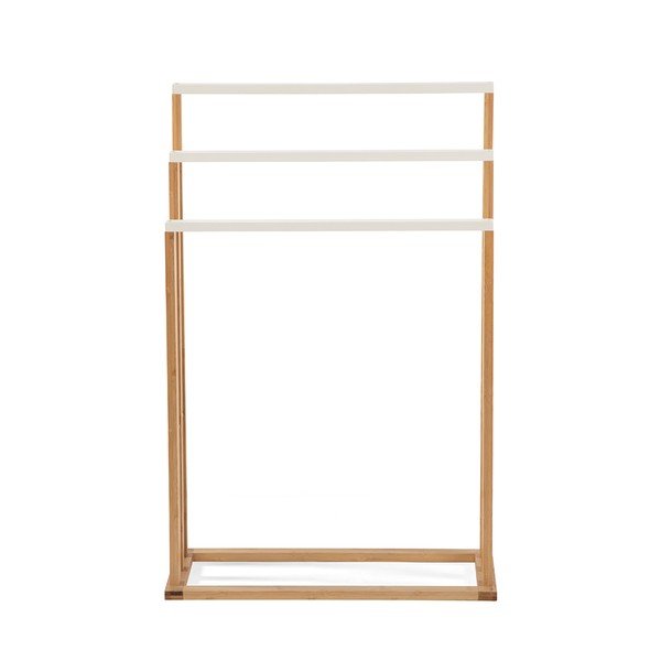 Držač za ručnike od bambusa u prirodnoj boji Nivo – Bonami Essentials-image-2