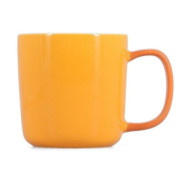 Narančasta šalica od new china bone porculana 370 ml Mae – ONA