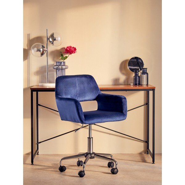 Plava podstavljena uredska stolica Brent – Premier Housewares-image-3