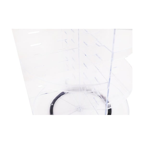 Prozirni okretni plastični kupaonski organizator za kozmetiku - Hermia-image-4