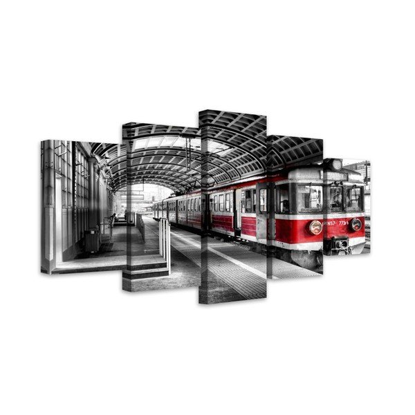Višedijelna slika Styler Pociag, 100 x 150 cm