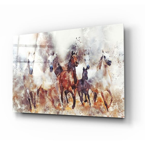Staklena slika Insigne Horses II.
