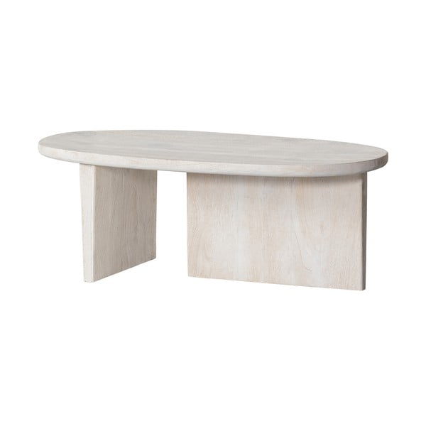 Stolić za kavu od masivnog manga u prirodnoj boji 110x60 cm Seam – WOOOD-image-3