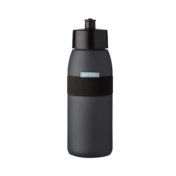 Crna plastična boca za vodu 500 ml Ellipse – Mepal