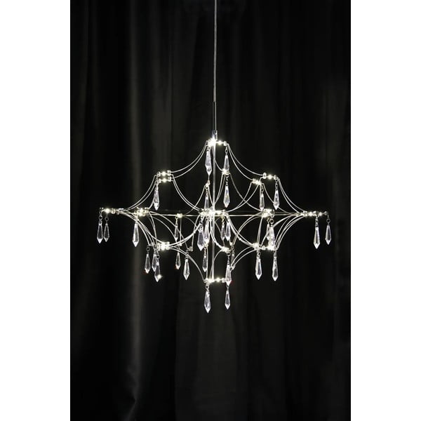 LED viseća svjetiljka u srebrnoj boji ø 60 cm Efesos – Markslöjd-image-1