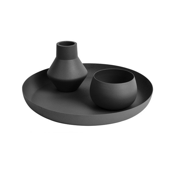 Crna vaza PT LIVING Nimble Angled, ⌀ 9 cm-image-1