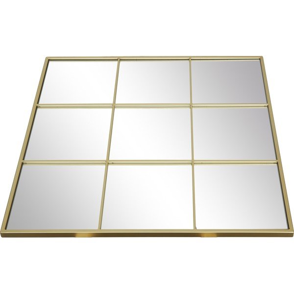 Zidno ogledalo s metalnim okvirom u zlatnoj boji Westwing Collection Clarita, 70 x 70 cm-image-2