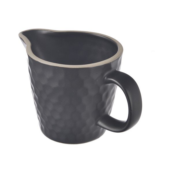 Crni keramički vrč za mlijeko 100 ml Tea Time – Orion-image-3