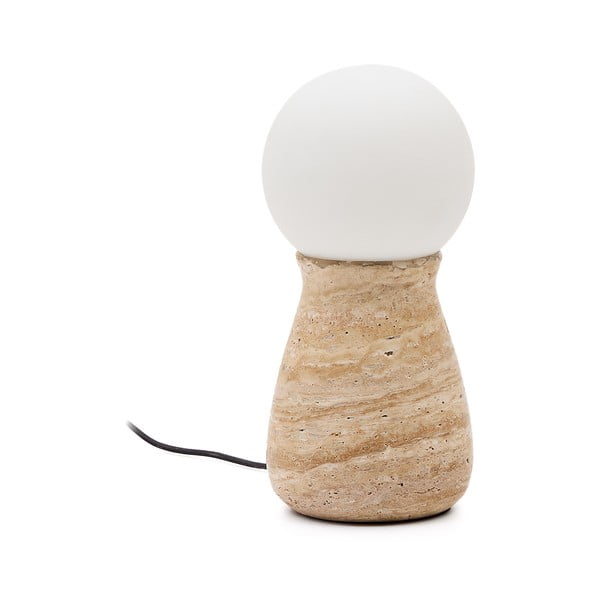 Bež stolna lampa (visina 31,5 cm) Okeni – Kave Home