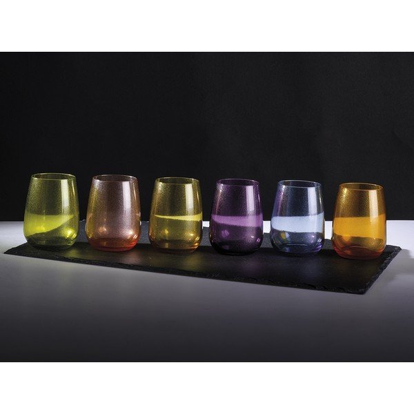 Set od 6 zelenih čaša Alta Altachiara Glitter-image-1