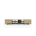 TV komoda u dekoru hrasta u prirodnoj boji 230x44 cm Cequoia – Marckeric