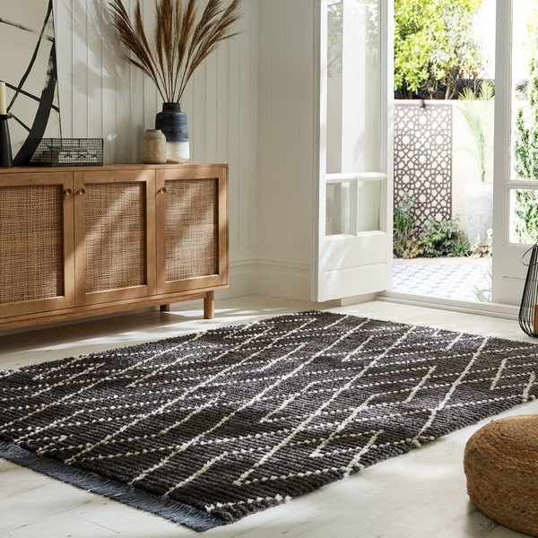 Crni tepih 160x230 cm Aisha – Flair Rugs-image-1