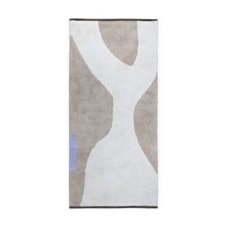 Bijela/bež periva pamučna staza 70x150 cm Figura – Mette Ditmer Denmark