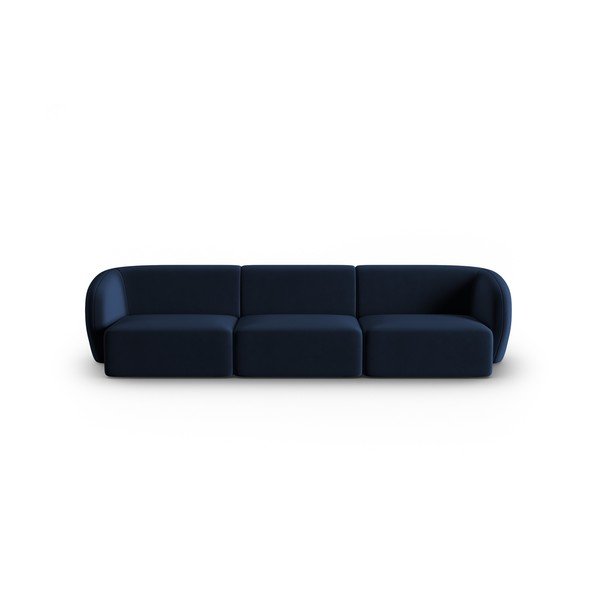 Plava baršunasti sofa 266 cm Paolo – Milo Casa