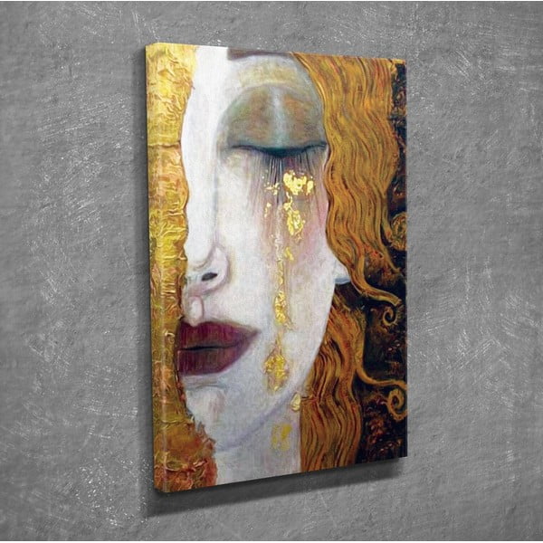Zidna reprodukcija na platnu Gustav Klimt Golden Tears, 30 x 40 cm-image-1