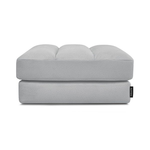 Svijetlo sivi baršunast tabure Sierra – Bobochic Paris-image-4